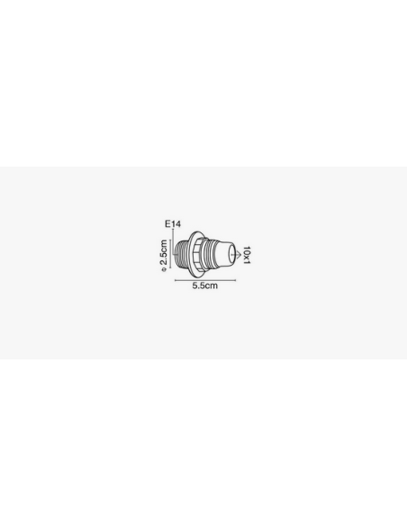 Ντουί βακελίτη ροδέλας με δακτυλίδη λευκό E14 ΓΕΝΙΚΗΣ ΧΡΗΣΗΣ ΓΕΝΙΚΗΣ ΧΡΗΣΗΣ NTU0017