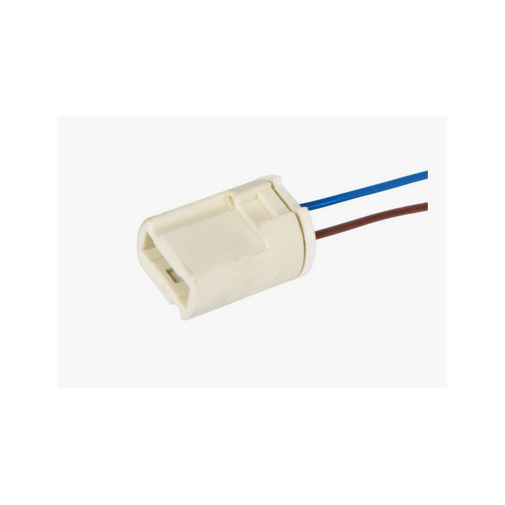 Ντουί πορσελάνης λευκό G9 με καλώδιο 25cm ΓΕΝΙΚΗΣ ΧΡΗΣΗΣ