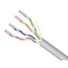 Καλώδιο UTP LAN CAT 6 μονόκλωνο γκρί χρώμα ανα μέτρο ΓΕΝΙΚΗΣ ΧΡΗΣΗΣ UTPK0001