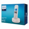 Ασύρματη τηλεφωνική συσκευή άσπρη D1611W/34 PHILIPS με λειτουργία ανοιχτής ακρόασης PHILIPS D1611W