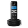 Ασύρματη τηλεφωνική συσκευή μαύρο D1611B/34 PHILIPS με λειτουργία ανοιχτής ακρόασης PHILIPS D1611B