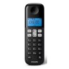 Ασύρματη τηλεφωνική συσκευή μαύρο D1611B/34 PHILIPS με λειτουργία ανοιχτής ακρόασης PHILIPS D1611B