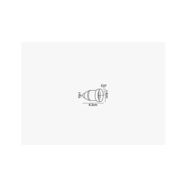 Ντουί βακελλίτη καμπανάκι λευκό E27 ΓΕΝΙΚΗΣ ΧΡΗΣΗΣ ΓΕΝΙΚΗΣ ΧΡΗΣΗΣ NTU0022