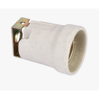 Ντουί πορσελάνης λευκό E27 με γέφυρα 10*1 ΓΕΝΙΚΗΣ ΧΡΗΣΗΣ