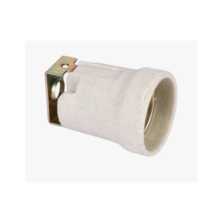 Ντουί πορσελάνης λευκό E27 με γέφυρα 10*1 ΓΕΝΙΚΗΣ ΧΡΗΣΗΣ