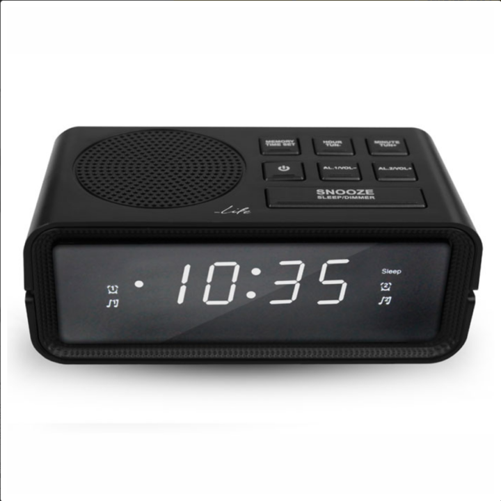 Ραδιόφωνο / Ρολόι / Ξυπνητήρι με οθόνη LED και ψηφία 0.6" LIFE  221-0080