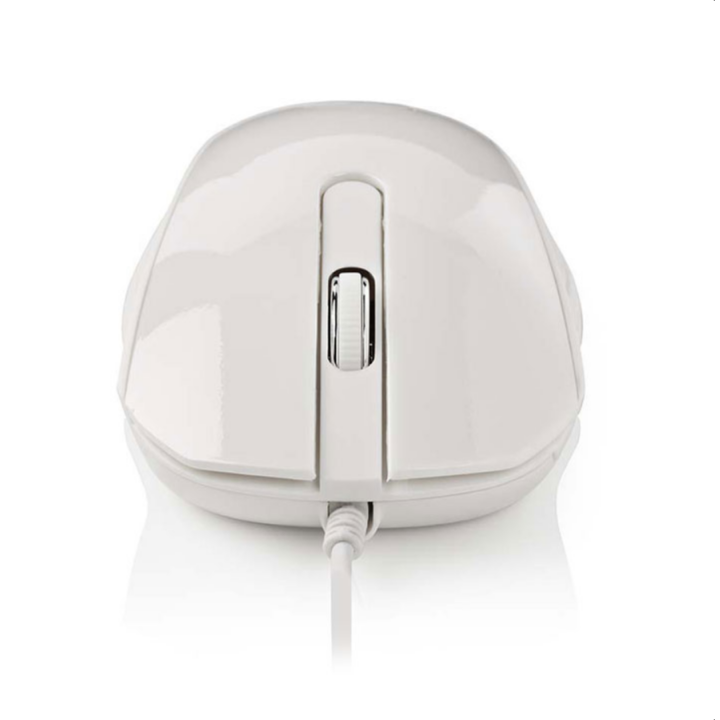 Ενσύρματο οπτικό ποντίκι, 1000 dpi σε άσπρο χρώμα NEDIS