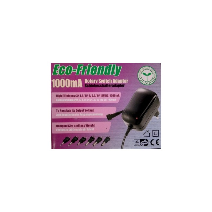 Τροφοδοτικό πακ πολλαπλών εξόδων 1000mA MW-3K10 MINWA ΓΕΝΙΚΗΣ ΧΡΗΣΗΣ  MB10EU