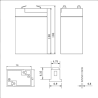 6V 4.5AHh sealed lead battery for GENERAL USE