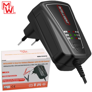 Φορτιστής μπαταριών 6V-12V MINWA ΓΕΝΙΚΗΣ ΧΡΗΣΗΣ