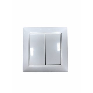 Διακόπτης χωνευτός μονός A/R λευκός ANESTECH ANESTECH DYH0004