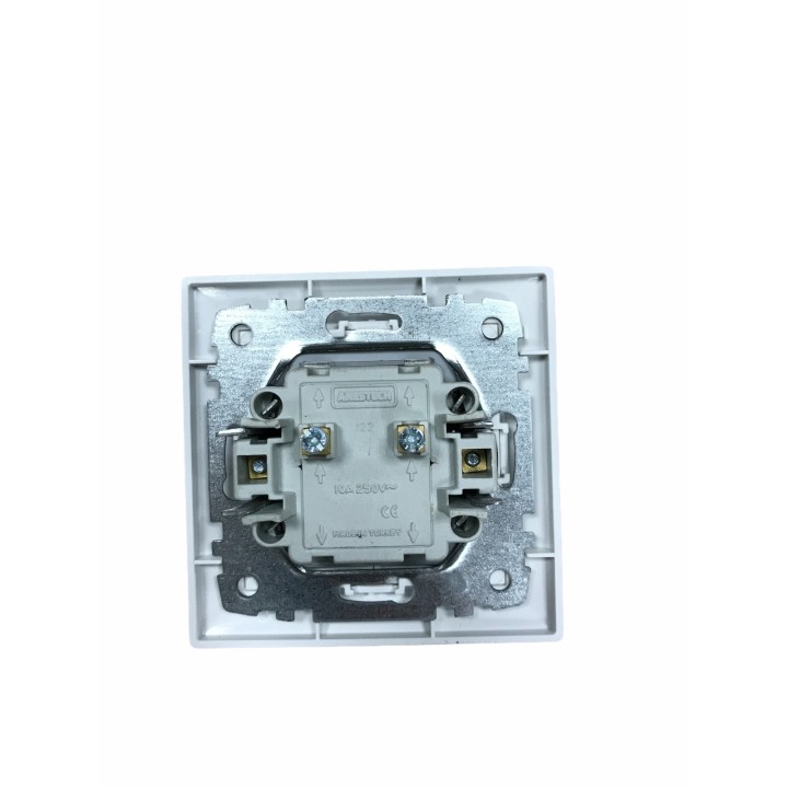 copy of Διακόπτης χωνευτός διπλός K/R λευκός ANESTECH