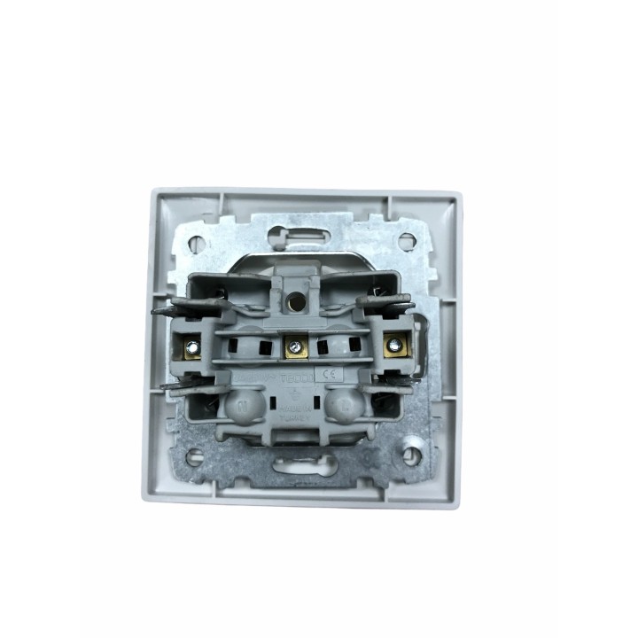 copy of Διακόπτης χωνευτός διπλός K/R λευκός ANESTECH