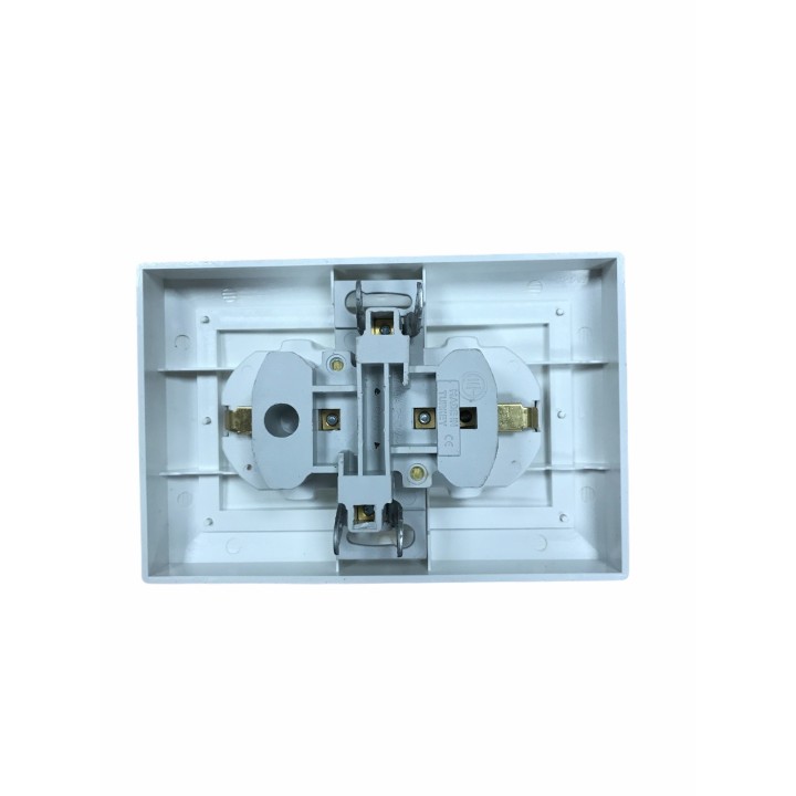 copy of Διακόπτης χωνευτός διπλός K/R λευκός ANESTECH