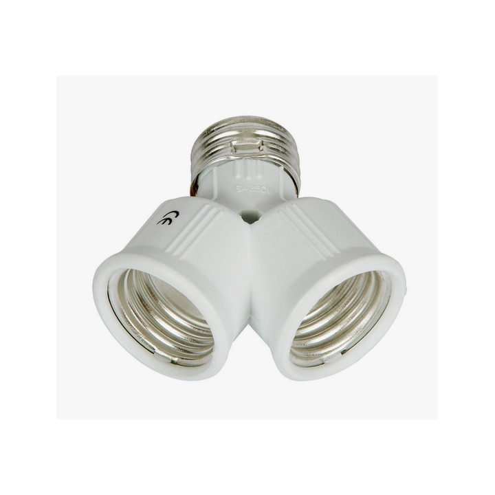 Αντάπτορας ντουί από Ε27 σε δύο Ε27