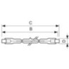 Λάμπα αλογόνου μεγάλη Plusline 118mm 2y 400W R7s 230V PHILIPS PHILIPS R7S0005