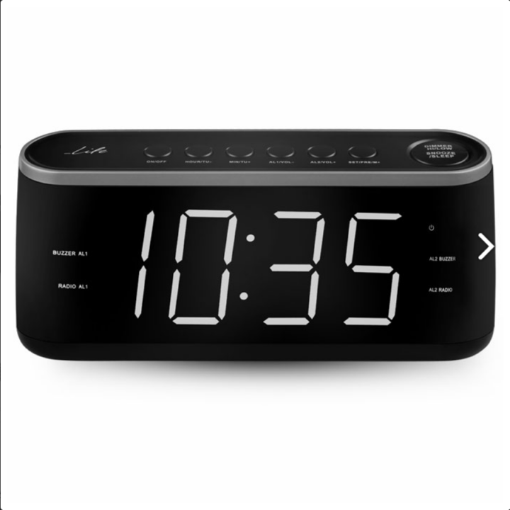 Ραδιόφωνο / Ρολόι / Ξυπνητήρι με οθόνη LED και ψηφία 1.8" LIFE  221-0082