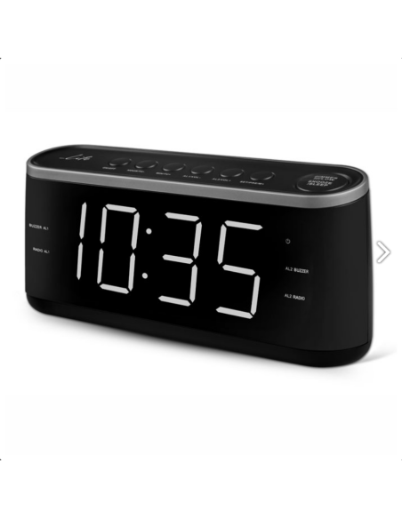 Ραδιόφωνο / Ρολόι / Ξυπνητήρι με οθόνη LED και ψηφία 1.8" LIFE  221-0082