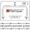 Διακλαδωτής μεταλλικός τύπου F 1 πρός 4 OPTICUM OPTICUM TAFF0003