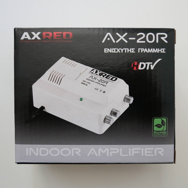 Ενυσχυτής γραμμής AXRED AX-20 86-862MHz ΓΕΝΙΚΗΣ ΧΡΗΣΗΣ AXRED0001