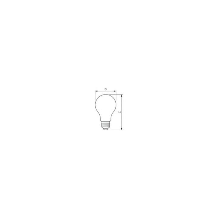 Λάμπα LED Filament ματ (γάλακτος) 13W E27 A67 6500Κ PHILIPS PHILIPS LFIL0001