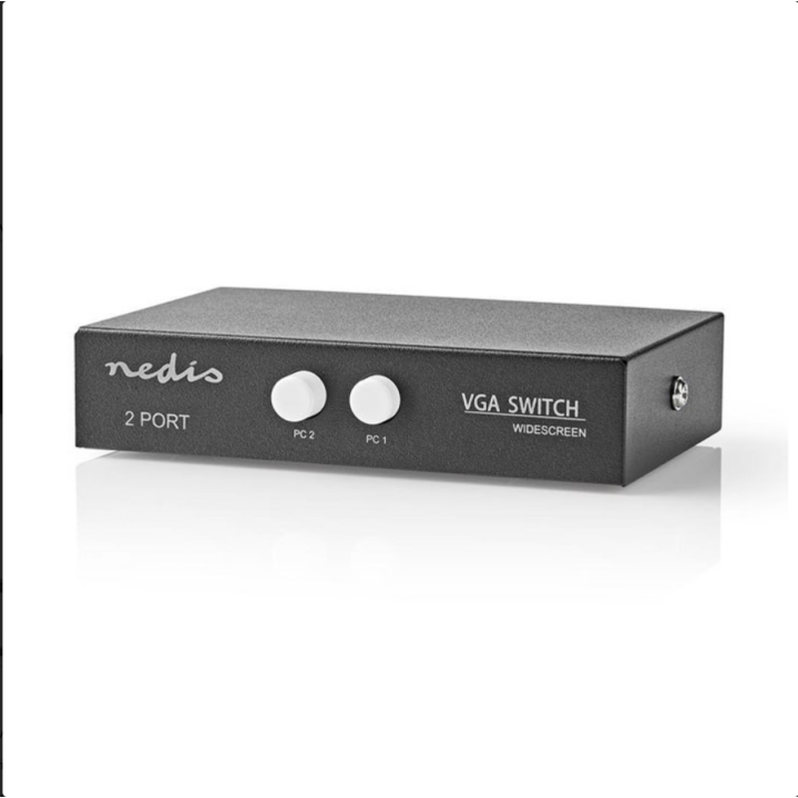 VGA switch 2 υπολογιστές σε 1 οθόνη NEDIS