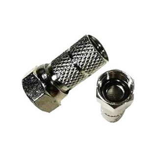 Δορυφορικό βύσμα τύπου F twist-on με φλάντζα ΓΕΝΙΚΗΣ ΧΡΗΣΗΣ TYPEF0001