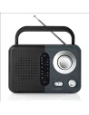 Φορητό ραδιόφωνο FM, σε μαύρο/γκρι χρώμα NEDIS 233-0021