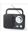 Φορητό ραδιόφωνο FM, σε μαύρο/γκρι χρώμα NEDIS 233-0021