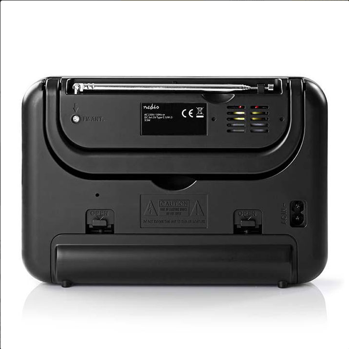 Φορητό ραδιόφωνο FM, σε μαύρο/γκρι χρώμα NEDIS