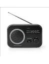 Φορητό ραδιόφωνο FM/AM, σε μαύρο/γκρι χρώμα NEDIS NEDIS 233-1850 Φορητό ραδιόφωνο FM/AM, σε μαύρο/γκρι χρώμα NEDIS NEDIS 233-1850