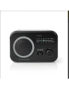 Φορητό ραδιόφωνο FM/AM, σε μαύρο/γκρι χρώμα NEDIS NEDIS 233-1850 Φορητό ραδιόφωνο FM/AM, σε μαύρο/γκρι χρώμα NEDIS NEDIS 233-1850