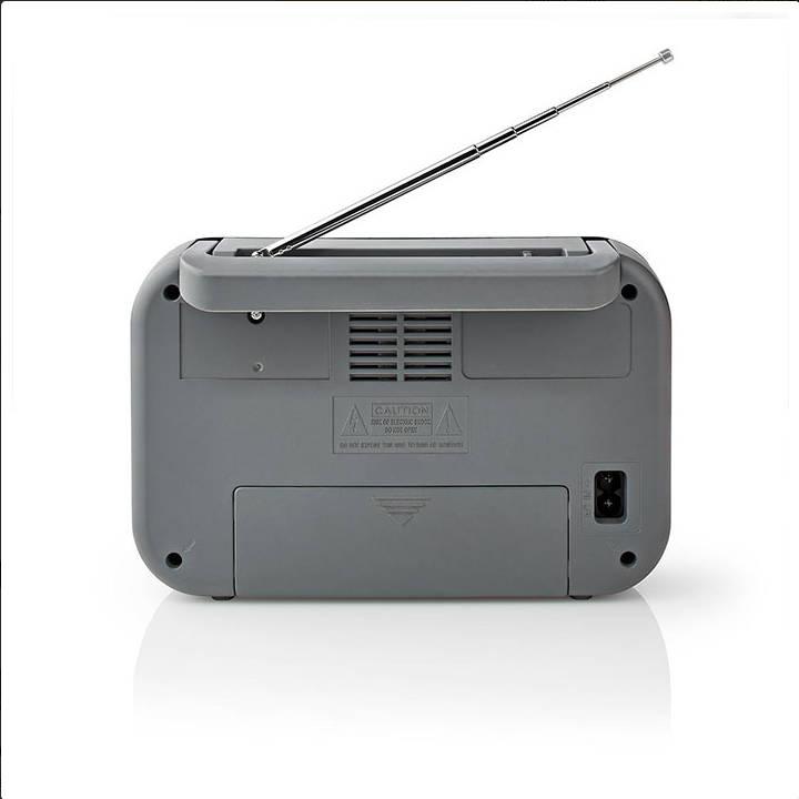 Φορητό ραδιόφωνο FM/AM, σε μαύρο/γκρι χρώμα NEDIS