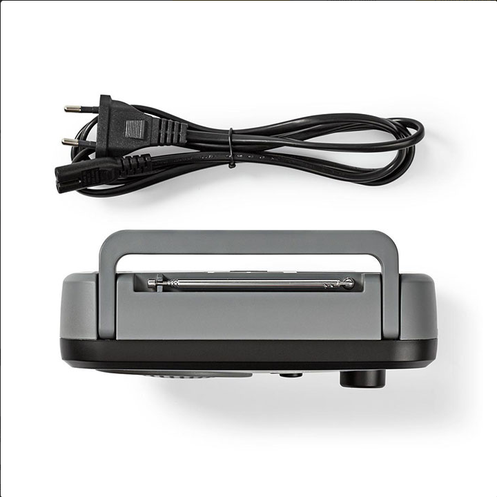 Φορητό ραδιόφωνο FM/AM, σε μαύρο/γκρι χρώμα NEDIS