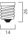 Λάμπα led σφαιρική 10W E14 G45 2700Κ EUROLAMP EUROLAMP G451027E14EL
