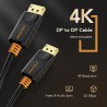 Καλώδιο εικόνας DisplayPort 1.2V αρσενικό σε DisplayPort 1.2V αρσενικό 1.80m ΓΕΝΙΚΗΣ ΧΡΗΣΗΣ DISP0002