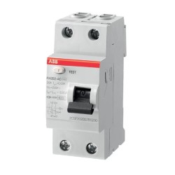 Διακόπτης διαρροής 2P 40A 30mA Τύπος AC ABB ABB FH202AC