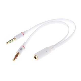 copy of Αντάπτορας ήχου από 2x 3.5mm αρσενικά σε 3.5mm θηλυκό