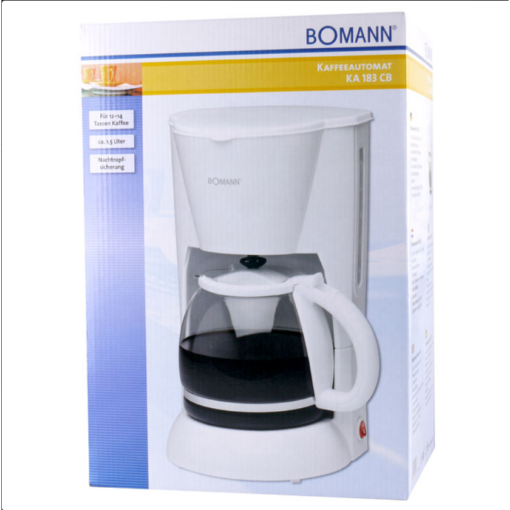 Καφετιέρα φίλτρου 1.5L, 900W ΒΟΜΑΝΝ  138-0224