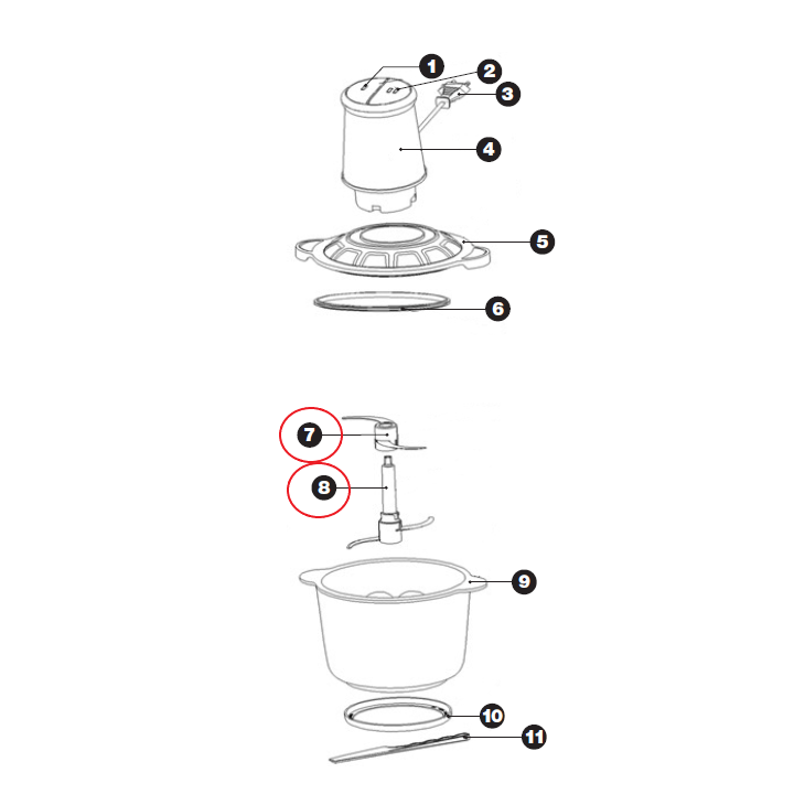 copy of Γυάλινο μπολ κοπτηρίου Multi SB-224 PYREX original