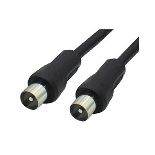 Καλώδιο κεραίας TV RF αρσενικό σε RF αρσενικό 1,5m,  λευκό