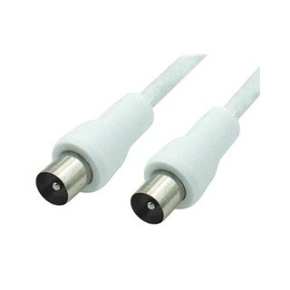 copy of Καλώδιο κεραίας TV RF αρσενικό σε RF αρσενικό 1,5m,  λευκό