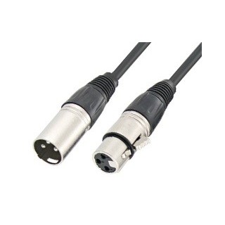 Kαλώδιο ήχου 3pin XLR (CANON) θηλυκό σε 3pin XLR (CANON) αρσενικό 3.0m ΓΕΝΙΚΗΣ ΧΡΗΣΗΣ XLR0002