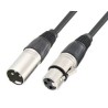 Kαλώδιο ήχου 3pin XLR (CANON) θηλυκό σε 3pin XLR (CANON)  αρσενικό 1.5m