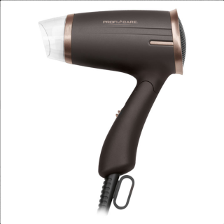 Σεσουάρ μαλλιών 1400W, με αναδιπλούμενη λαβή, σε μαύρο/μπρονζέ χρώμα PROFIT  229-0009