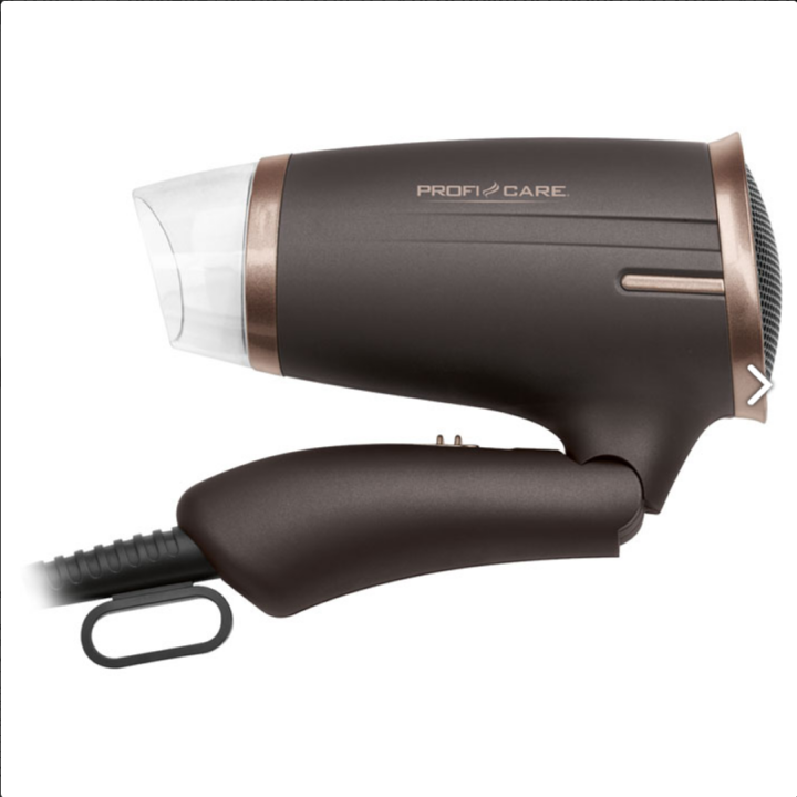 Σεσουάρ μαλλιών 1400W, με αναδιπλούμενη λαβή, σε μαύρο/μπρονζέ χρώμα PROFIT