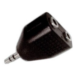Αντάπτορας 3,5mm Stereo αρσενικός σε 2x 3,5mm Stereo θηλυκα ΓΕΝΙΚΗΣ ΧΡΗΣΗΣ AJACK3503