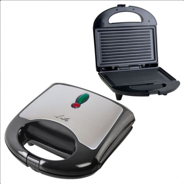 Τοστιέρα με grill πλάκες, 700W LIFE