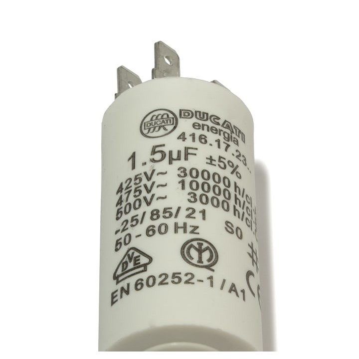 Πυκνωτής λειτουργίας 1.5μF 425V - 475V ΓΕΝΙΚΗΣ ΧΡΗΣΗΣ ΓΕΝΙΚΗΣ ΧΡΗΣΗΣ PRPYK0001