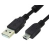 Καλώδιο USB 2.0 A αρσενικό σε Mini 5-pin αρσενικό 1.5m USB0012